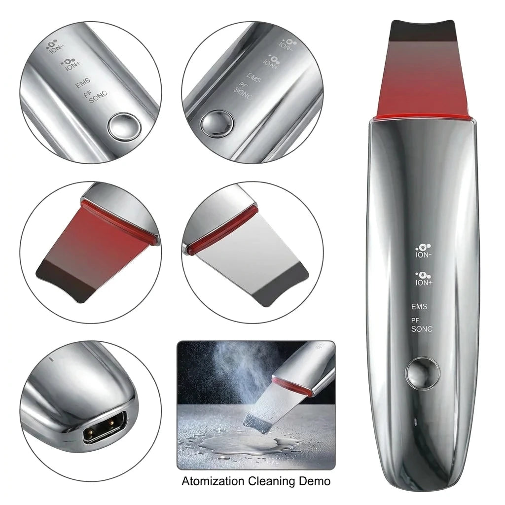 PorePure Ultrasonic EMS Ion Skin Scrubber