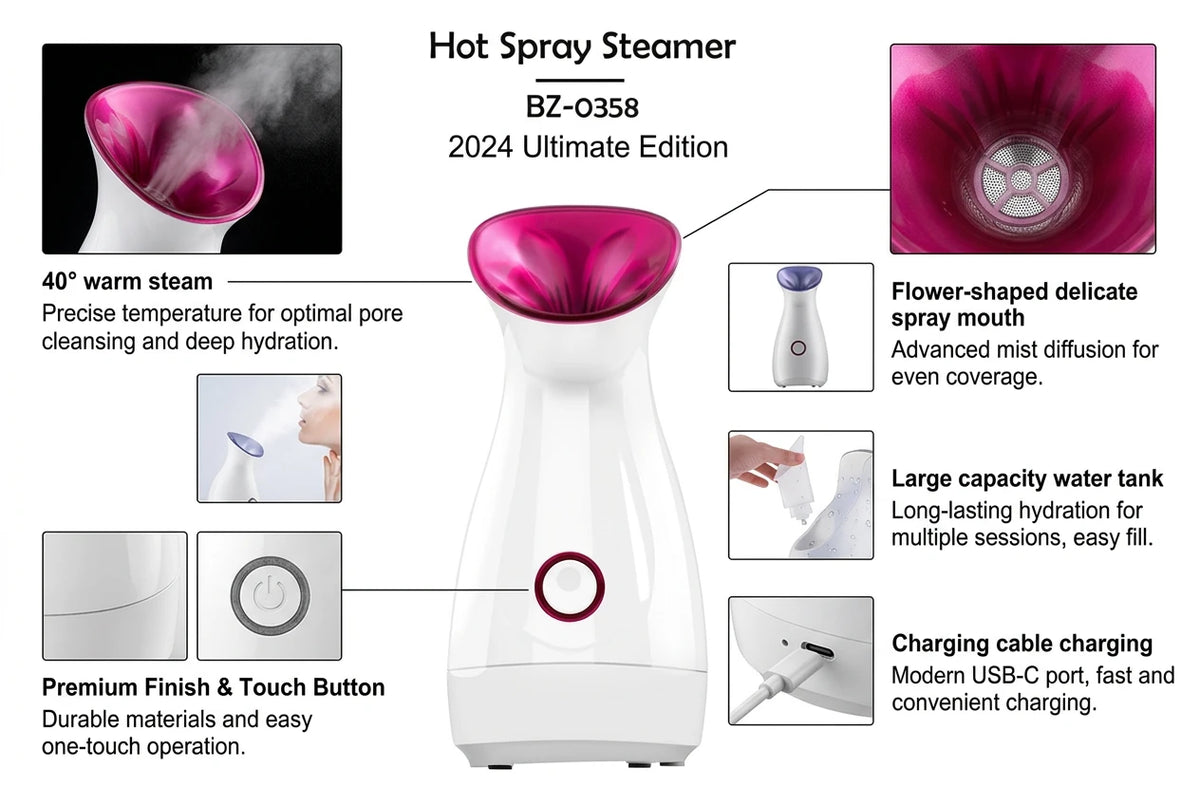 VentoPure Nano Ionic UV Facial Steamer™