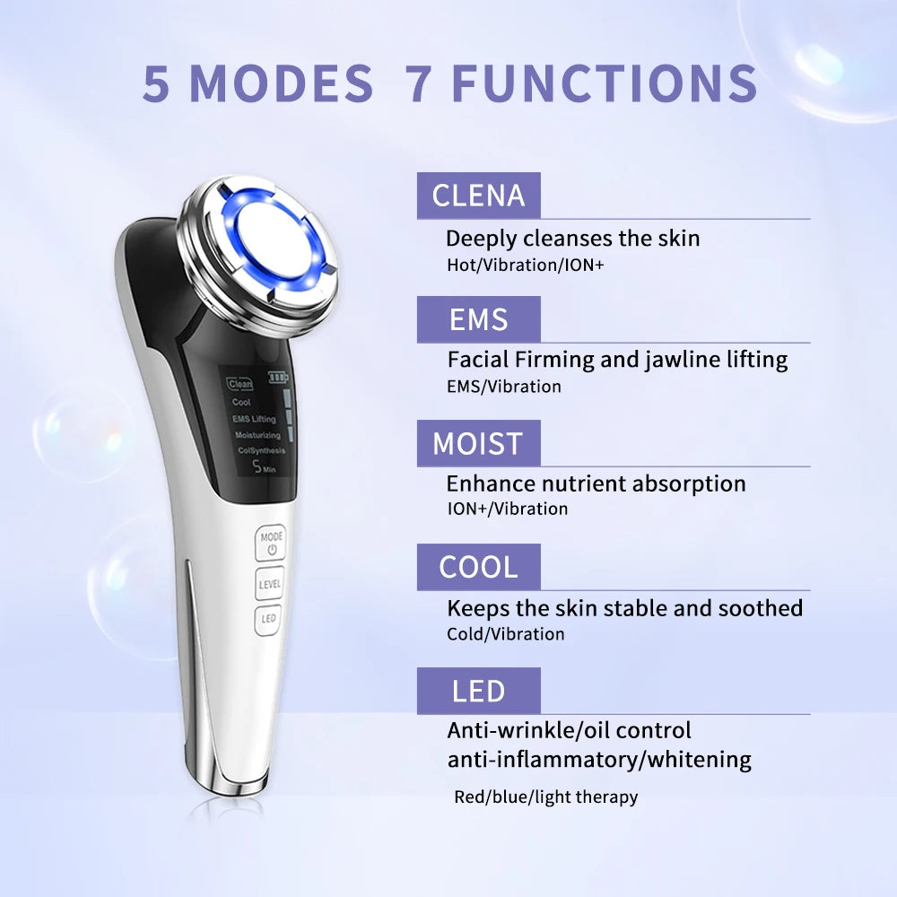 GalvaLift D818™ 2026 EMS Hot & Cool Skin Care Device