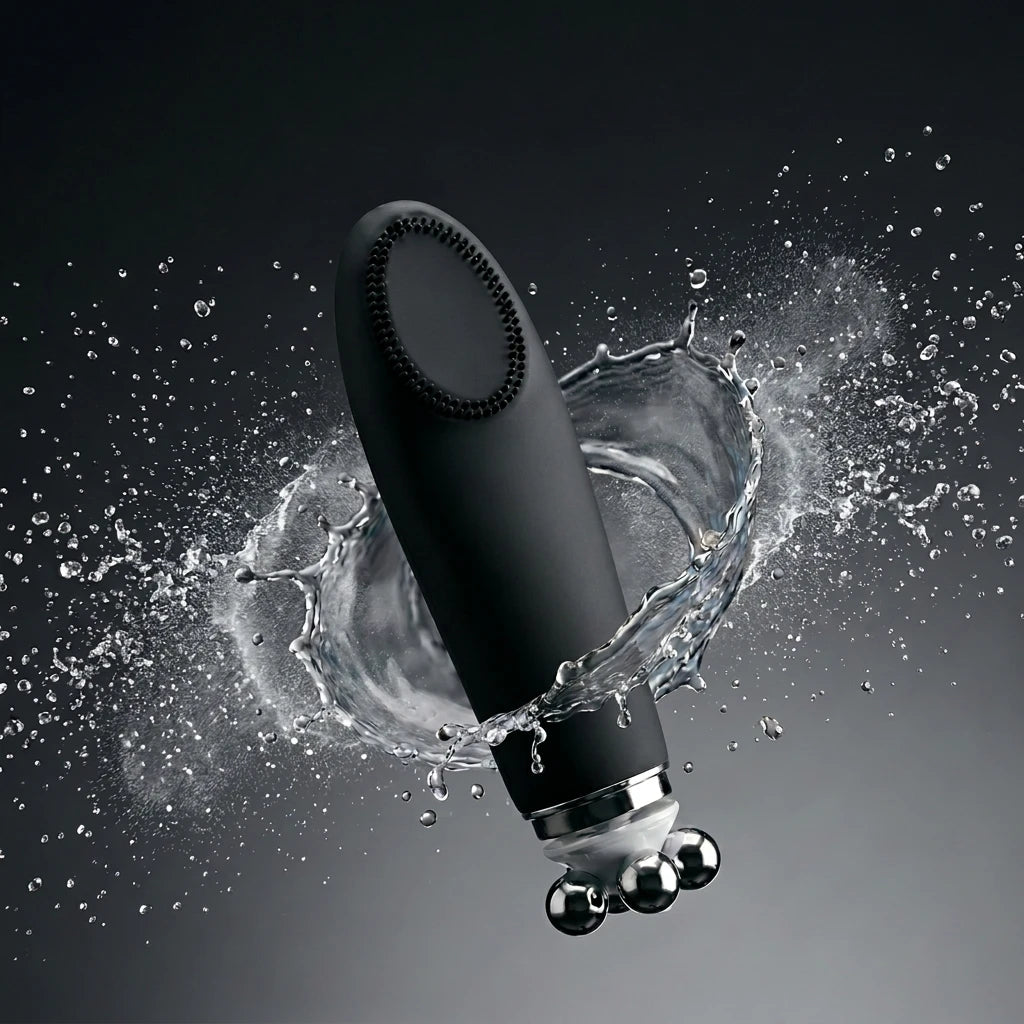 Waterproof Soft Silicone Electric Cleansing Facial Massager