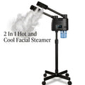 Herbal Aromatherapy Double Tube Vapor Hot and Cold Facial Steamer