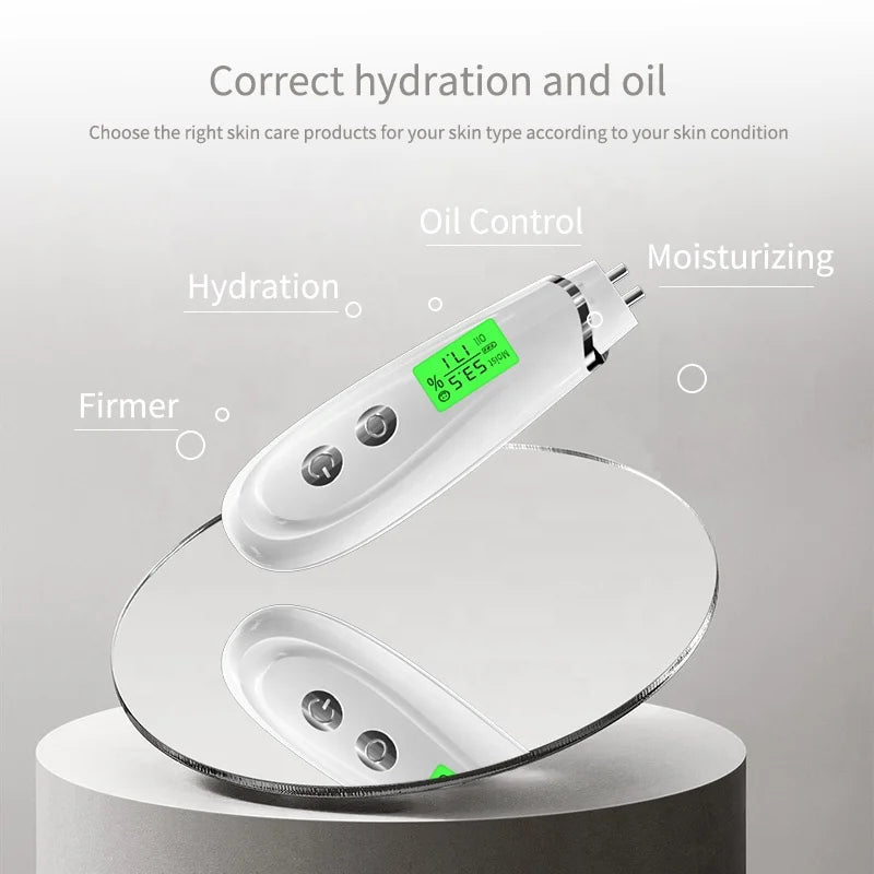 SkinHydro Pro™ Digital Moisture & Oil Analyzer